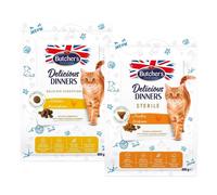 BUTCHER'S Functional Cat Indoor avec de la volaille 800 g + Sensitive avec du poulet 800 g