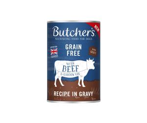 BUTCHER'S Original Recipe in Gravy - Pâtée de bœuf en sauce - 400g