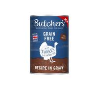 BUTCHER'S Original Recipe in Gravy Turkey & Vegetable - morceau pour chiens, à la dinde en sauce - 400g
