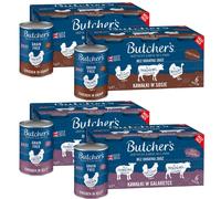 BUTCHER'S Original Recipe Mélange de saveurs 24x400 g Sauce (bœuf, dinde et poulet), gelée (bœuf, agneau et poulet)