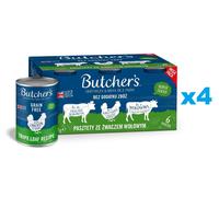 BUTCHER'S Original Tripe Mélange de saveurs au rumen de bœuf 24x400 g pâté au rumen, au poulet et au bœuf pour chiens