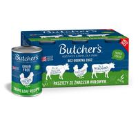 BUTCHER'S Original Tripe Mélange de saveurs au rumen de bœuf 12x400 g pâté au rumen, au poulet et au bœuf pour chiens