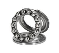 Butée à billes plane 51100 51101 51102 51103 51105 51106 51107 2/4 pièces(2Pcs,51104-20x35x10mm)