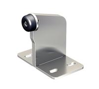 Butée à visser en acier zingué pour portail coulissant