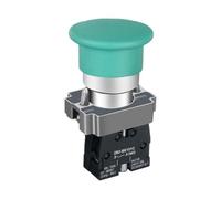 Butée bouton poussoir pour montage sur tableau de bord, BC31 1NO | Unité de commande à tête de champignon pour l'entretien des installations industrielles, les travaux de câblage et les