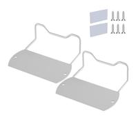 Butée coulissante de matelas - 14 cm en métal | Butée de glissière de lit antidérapante | Joints en acier au carbone avec vis et ruban adhésif pour la plupart des cadres de lit