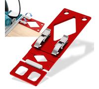 Butée d'angle de 90° haute précision - Rail de guidage en aluminium fraisé CNC - Pour scie circulaire manuelle - Pince pour le travail du bois - Compatible avec Festool - pour rail de guidage Makita