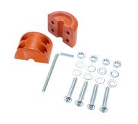 Butée d'arrêt de Crochet de câble en Caoutchouc avec matériel métallique pour treuil UTV, empêche l'usure du Rouleau de Guide-câble, protège Les Engrenages du Moteur, réduit Le (Orange)