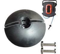 Butée de balle - Butée de tuyau durable - Arrêt de roulement robuste - Arrêt de rouleau à ressort pour la gestion du tuyau - Performance optimale - Prévention des dommages