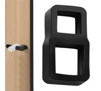 Butée de bouton de porte - Butée de poignée de porte réduisant le bruit | Pare-chocs de protection murale | Silicone noir transparent pour chambres à coucher, dortoirs, chambres d', zones d'étu