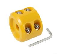 Butée de câble de crochet de treuil pour VTT, UTV et camion pour éviter le contact direct entre le crochet et le pare-chocs (jaune)