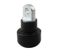 Butée de câble en acier et caoutchouc pour équipement de gymnastique - Diamètre de câble de 5 mm à 6 mm - Avec douille hexagonale sécurisée - Connecteur à vis