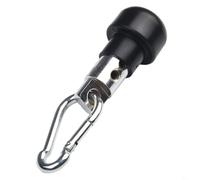 Butée de câble et boule de connexion pour équipement de fitness, terminal en plastique et en métal avec bouchon en caoutchouc pour câbles de 5 à 6 mm pour entraînement de force (1 ensemble)