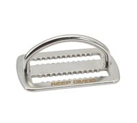 Butée de ceinture de poids en acier inoxydable avec anneau en D pour la plongée sous-marine pour éviter le glissement et attacher des outils de plongée (boucle courte en D)