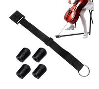 Butée de cheville pour violoncelle - Pointe de cheville antidérapante en nylon | Accessoire stabilisateur de coussinet épais avec sangle réglable | Fournit un positionnement d'instrument