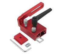 Butée de clôture de type 75, bloc manuel réglable en d'aluminium de type 75 pour butée à onglet | Limiteur de travail du bois précis pour outils de menuiserie en T