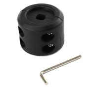 Butée de crochet de treuil et protection de câble avec construction en caoutchouc et câble antivol pour véhicules tout-terrain ATV et UTV