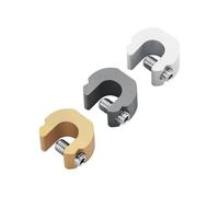 Butée de fenêtre en alliage d'aluminium, Bouchon de verrouillage fenêtre en aluminium, 30 pièces multicolores(Gray)