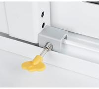 Butée de fenêtre, Verrous de limitation vitesse en acier inoxydable, lot 4 à 20 pièces(Single Hole,20Pcs)