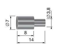 Butée de gaine, pour gaine de Ø: 6,0mm