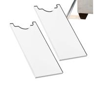 Butée De Lit,Paire De Supports De Tête De Lit Transparents Et Protège- Protecteur de Meuble Antidérapant Espaceur Murale pour Sécurité et Protection Améliorée de Flux d'air Maison Appartement Hôtel