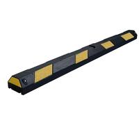 Butée de parking caoutchouc 1m83 noir et jaune
