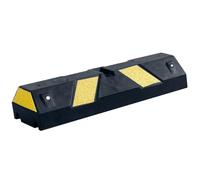 Butée de parking caoutchouc 500 mm noir et jaune