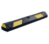Butée de parking caoutchouc 910 mm noir et jaune