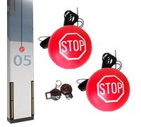 Butée de Parking pour Voiture au Garage - Aide Stop Garage avec Corde | Boule Aide Stationnement Extérieur - pour de Maison et extérieur berline SUV Camion Camping-Car Caravane