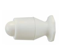 Butée de plinthe plastique blanc - longueur 70 mm BRICOZOR