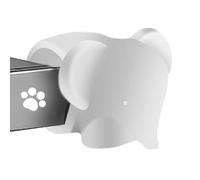 Butée de poignée de porte, butée de porte murale, porte du bouton répresseur mural protecteur, coussin de bouclier absorbant les chocs en silicone, couvercle silencieux d'éléphant