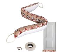 Butée de porte | 81,3 cm - Thème de Noël - Anti-bruit - Coupe-bruit - Coupe-vent - Coupe-vent