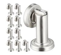relaxdays 10 x Arrêt de porte magnétique acier inoxydable