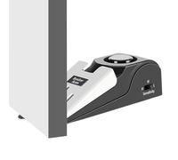 Butée de porte alarme au sol Sécurité Arrêt de porte 120 dB Sirène forte | Dispositifs de sécurité pour chambre d'hôtel - Portable - Cale-bas - Alerte d'entrée pour voyage, maison, appartement