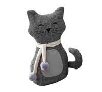 Butée de porte amusante - Bloqueur de porte lesté en forme de chat de dessin animé | Bloque la pièce coupe-vent - Motif chat mignon stable et antidérapant - Accessoire de maison pour appartement