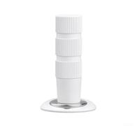 Butée de porte anti-collision efficace, installation facile avec méthode de perforation (blanc)