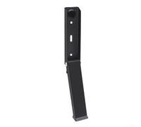 Butée de porte automatique en acier inoxydable avec anneau en caoutchouc épais pour réduire le bruit et éviter de glisser pour une tenue sûre de la porte (noir)