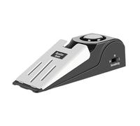 Butée de porte avec alarme 120 dB sirène alarme de sécurité alarme entrée | Dispositifs de sécurité pour chambre d'hôtel - Portable - Arrêt de cale inférieur - Alerte d'entrée pour voyage, maison