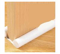 butée de porte Bande d'étanchéité inférieure sous la porte, anti-bruit du vent, mousse acoustique, bloqueur de joint, support de protection(Double white)