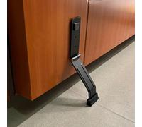 butée de porte, Butée de porte, butées de porte sans perçage for portail de garage, maison, bureau.(Svart)