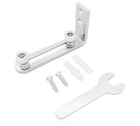 Butée de porte coulissante à deux roues en acier inoxydable avec distance réglable entre les rouleaux pour diverses applications de portes coulissantes