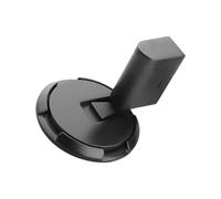 Butée de porte coupe-vent en alliage de zinc - Supports invisibles - Fixation au sol - Protection murale pour bureau et maison - Ventouse de porte en métal