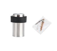 Butée de porte cylindrique en acier inoxydable de qualité supérieure, protection anti-collision pour portes intérieures (60 mm)