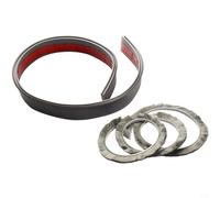 Butée de porte de 100 cm, bande d'étanchéité pour bas de porte, insonorisante, bande d'étanchéité en feutre adhésif, brosse de balayage de porte (gris)