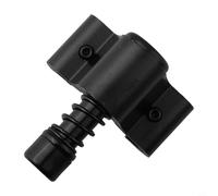 Butée de porte de grange simple - Matériel coulissant - Guide au sol - Position en aluminium - Pas de perçage nécessaire - Fonctionnement silencieux et fluide - 55 x 5 x 25 cm - Balançoire noire