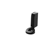 Butée de porte de sécurité for enfants avec amortisseur hydraulique, coupe-vent et anti-pincement, silencieuse et facile à installer, indispensable for la chambre à coucher(Matte Black)