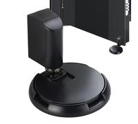 Butée de porte de sol robuste - de zinc 2,56 pouces | Butée de porte mécanique sans magnétique - Tampon coupe-vent à hauteur réglable avec technologie Push-to-Lock pour les portes de bureau à