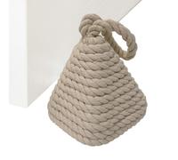 Butée de porte décorative - Butée de porte lestée en corde de coton et lin, bloqueur robuste | Parfait pour la maison, le bureau, la fenêtre intérieure, tenir une cale ouverte, un jouet pour chien, un