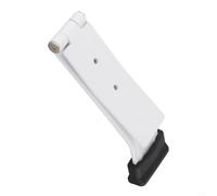 Butée de porte en acier au manganèse de qualité supérieure - Convient à n'importe quel espace (blanc)