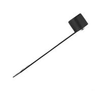 Butée de porte en acier inoxydable de qualité supérieure pour une ouverture à 90 degrés, pour la maison et le bureau, protège les murs contre les dommages (noir)
